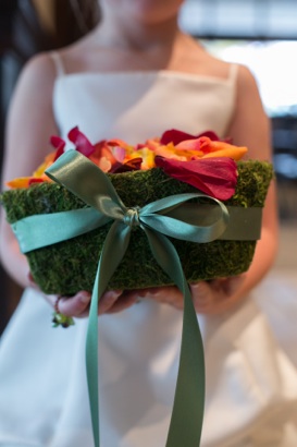 Rustic Flower Girl basket Cara Mia Events