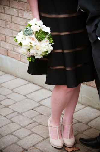 Black Bridesmaid Dress