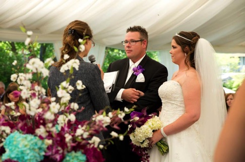 Tented Wedding Ceremony Tented Wedding Ceremony