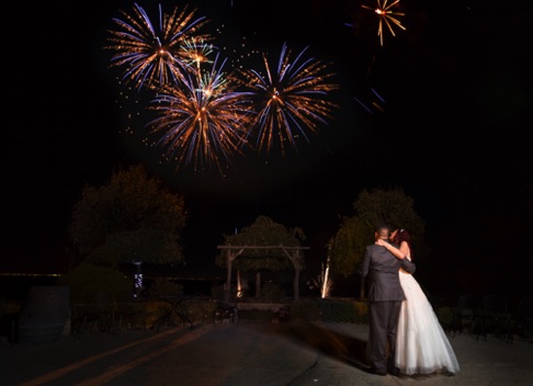 Fireworks Wedding